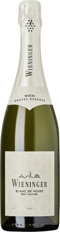 41,95 € Envio grátis | Espumante Branco Wieninger Grosse Brut Nature — Bruto Natural Blanc de Noirs Reserva D.A.C. Wien Áustria Garrafa 75 cl