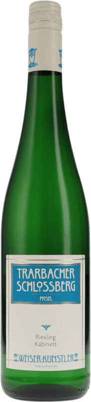 18,95 € Envio grátis | Vinho Branco Weiser Künstler Trarbacher Trocken — Seco Kabinett — Colheita Madura, Schlossberg Q.b.A. Mosel Mosel Alemanha Riesling 75 cl