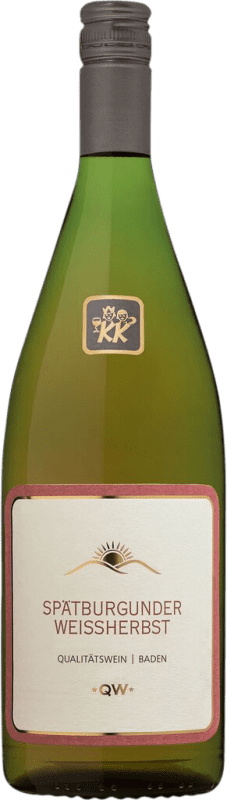 10,95 € Envio grátis | Vinho rosé Kiechlinsbergen Weißherbst Seco I.G. Baden Baden Alemanha Pinot Preto Garrafa 1 L