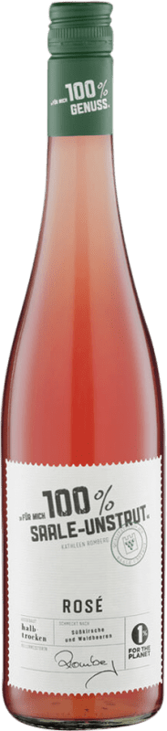 7,95 € Envio grátis | Vinho rosé Freyburg Unstrut Das Ist 100 Rosé Semi-seco Semi-doce Saale Unstrut Alemanha Dornfelder Garrafa 75 cl