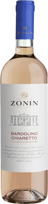 9,95 € Kostenloser Versand | Rosé-Wein Zonin Classici Bardolino Chiaretto Trocken Venetien Italien Corvina, Rondinella, Molinara Flasche 75 cl