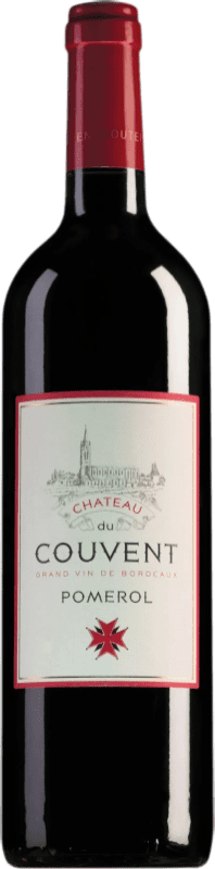 41,95 € Spedizione Gratuita | Vino Rosso Château du Couvent A.O.C. Pomerol Borgogna Francia Merlot, Cabernet Franc, Malbec 75 cl