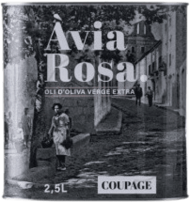 62,95 € 送料無料 | オリーブオイル Oli Àvia Rosa Coupage スペイン 大きい缶 2,5 L