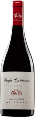 12,95 € Spedizione Gratuita | Vino rosso Rafa Cañizares Crianza D.O. Alicante Levante Spagna Syrah Bottiglia 75 cl