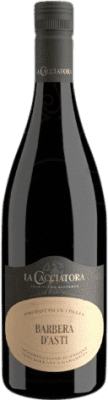 5,95 € Spedizione Gratuita | Vino Rosso Caldirola La Cacciatora Crianza D.O.C. Barbera d'Asti Italia Bottiglia 75 cl