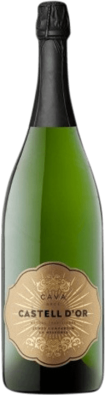 116,95 € Envío gratis | Espumoso blanco Castell d'Or Brut Joven D.O. Cava Cataluña España Botella Jéroboam-Doble Mágnum 3 L