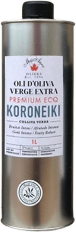 45,95 € Kostenloser Versand | Olivenöl Mas Auró E-NOL Extra Nativ Spanien Koroneiki Medium-Dose 1 L