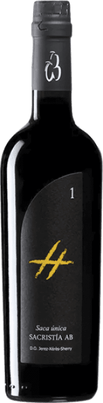 174,95 € 免费送货 | 强化酒 Sacristía AB Saca Única D.O. Jerez-Xérès-Sherry 桑卢卡尔德巴拉梅达 西班牙 Palomino Fino 瓶子 Medium 50 cl