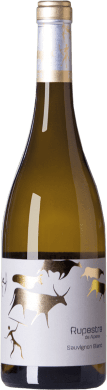 8,95 € Envio grátis | Vinho branco Santa Cruz de Alpera Rupestre D.O. Almansa Espanha Sauvignon Branca Garrafa 75 cl