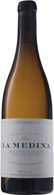 39,95 € Spedizione Gratuita | Vino Bianco José Pariente Finca la Medina D.O. Rueda Spagna Verdejo 75 cl
