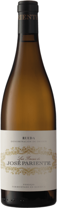 27,95 € Spedizione Gratuita | Vino Bianco José Pariente Las Fincas D.O. Rueda Spagna Verdejo 75 cl