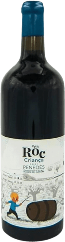 15,95 € Envío gratis | Vino tinto Puig-Batet Petit Roc Crianza D.O. Penedès Cataluña España Merlot Botella 75 cl