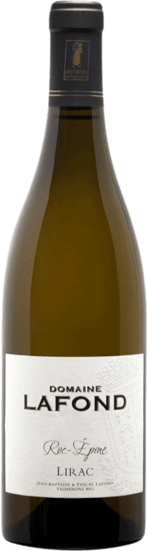 17,95 € Envío gratis | Vino blanco Domaine Lafond Roc Epine Blanc A.O.C. Lirac Rhône Francia Garnacha, Roussanne, Viognier Botella 75 cl