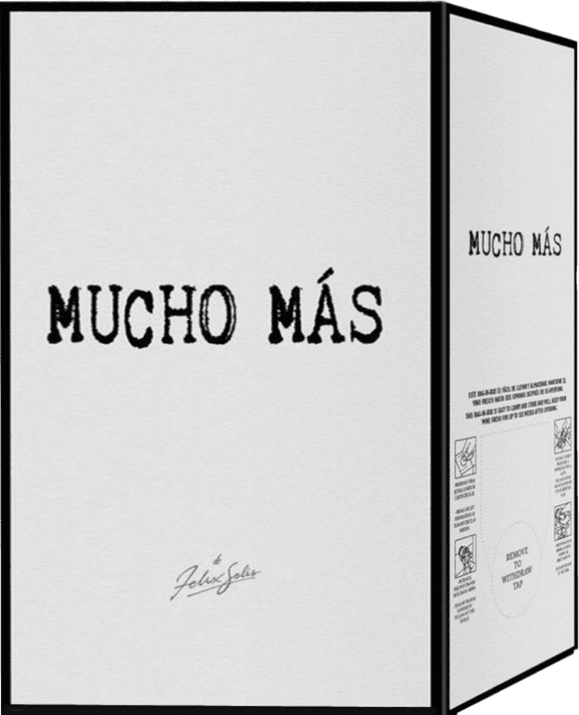 28,95 € Envío gratis | Vino Blanco Félix Solís Mucho Más España Chardonnay, Verdejo, Sauvignon Bag in Box 3 L