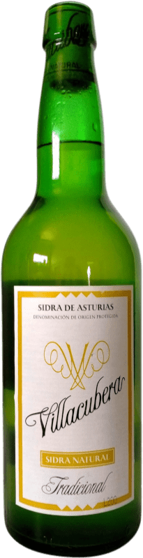 4,95 € Envío gratis | Sidra Cortina Villacubera Tradicional D.O.P. Sidra de Asturias España Botella 70 cl