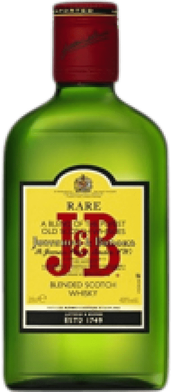 23,95 € Kostenloser Versand | 3 Einheiten Box Whiskey Blended J&B Schottland Großbritannien Flachmann Flasche 20 cl