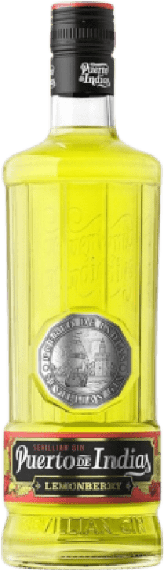 21,95 € Spedizione Gratuita | Genever Gin Puerto de Indias Lemonberry Spagna 1 L Lemon — Limone, Berry — Bacca
