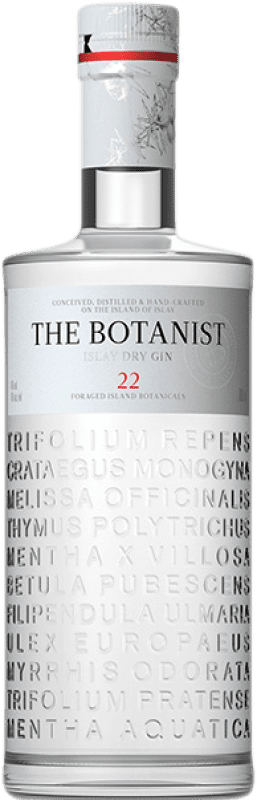 53,95 € Envio grátis | Gin Bruichladdich The Botanist Reino Unido Garrafa 1 L