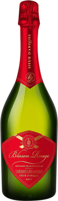 21,95 € Бесплатная доставка | Розовое игристое Sieur d'Arques Blasson Rouge Rose A.O.C. Crémant de Limoux Франция Pinot Black, Chardonnay, Chenin White, Mauzac бутылка 75 cl