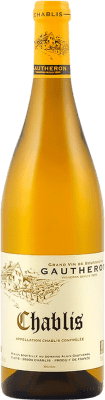 28,95 € 免费送货 | 白酒 Gautheron A.O.C. Chablis 法国 Chardonnay 瓶子 75 cl