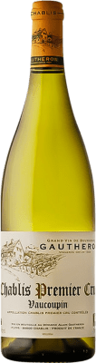 42,95 € Envío gratis | Vino blanco Gautheron Vaucoupin Premier Cru A.O.C. Chablis Francia Chardonnay Botella 75 cl