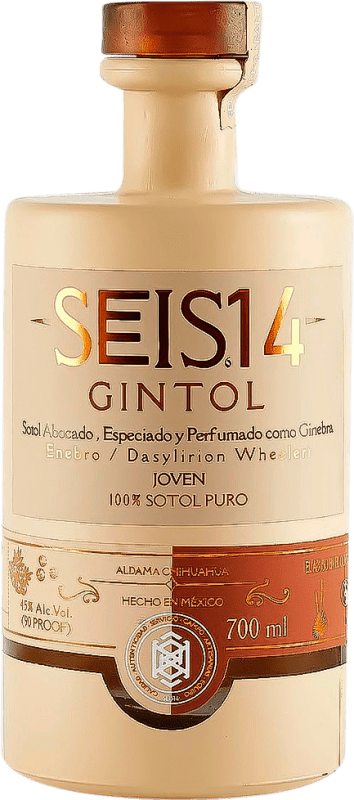 72,95 € 免费送货 | 金酒 Seis14 Gintol 墨西哥 瓶子 70 cl