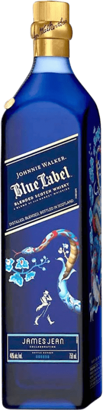 397,95 € 送料無料 | ウイスキーブレンド Johnnie Walker Blue Label Edicion Limitada Snake イギリス ボトル 70 cl