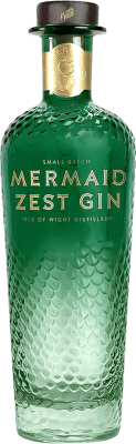 55,95 € Envio grátis | Genever Gin Mermaid Zest Small Batch Reino Unido 70 cl