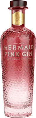 51,95 € Бесплатная доставка | Джин Mermaid Small Batch Pink Gin Объединенное Королевство бутылка 70 cl