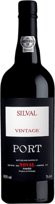 284,95 € Kostenloser Versand | Verstärkter Wein Quinta do Noval Vintage Silval Porto Portugal Flasche 75 cl