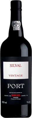 279,95 € Envío gratis | Vino Generoso Fortificado Quinta do Noval Silval Vintage Oporto Portugal 75 cl
