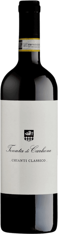 39,95 € Envio grátis | Vinho tinto Tenuta di Carleone D.O.C.G. Chianti Classico Tuscany Itália Sangiovese Garrafa 75 cl