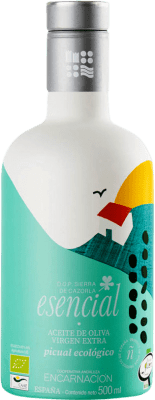 17,95 € Envoi gratuit | Huile d'Olive Encarnación Esencial Verde Temprano Ecológico Vidrio D.O. Sierra de Cazorla Andalousie Espagne Picual Biologique Bouteille Medium 50 cl