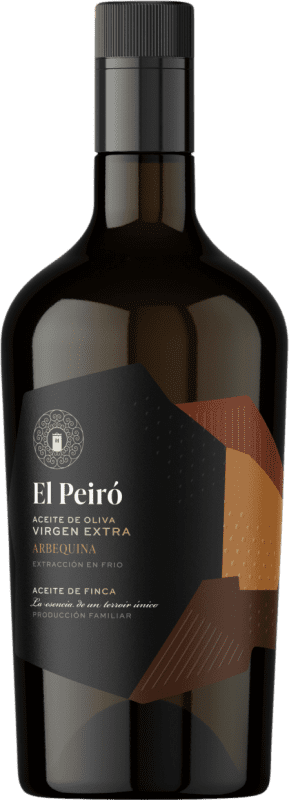 34,95 € Kostenloser Versand | Olivenöl Finca Molí Coloma La Boella El Peiró E-NOL Extra Nativ Katalonien Spanien Arbequina Medium-Flasche 50 cl Glas