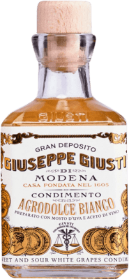 22,95 € Бесплатная доставка | Уксус Giuseppe Giusti Condimento Agrodolce Bianco Vidrio Италия Маленькая бутылка 25 cl