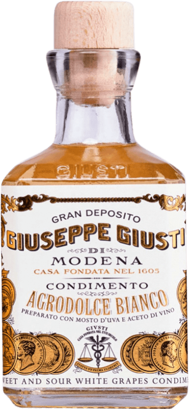 21,95 € 送料無料 | 酢 Giuseppe Giusti Bianco — 白, Condimento — 調味料 イタリア 小瓶 25 cl ガラス Agrodolce — 甘酸っぱい