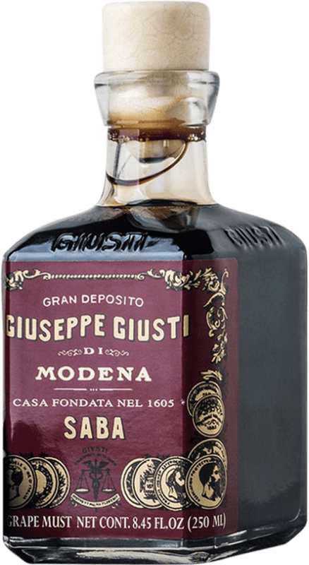 16,95 € Kostenloser Versand | Essig Giuseppe Giusti Saba Italien Kleine Flasche 25 cl Glas