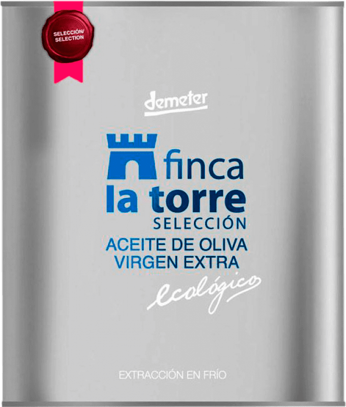 66,95 € 送料無料 | オリーブオイル Finca la Torre アンダルシア スペイン Arbequina 大きな缶 2 L