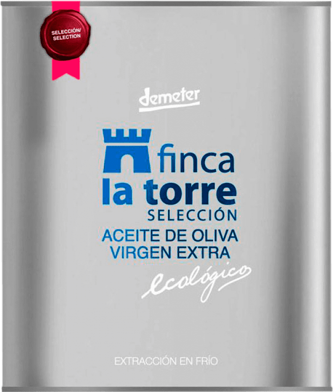 66,95 € Kostenloser Versand | Olivenöl Finca la Torre Andalusien Spanien Arbequina Blechdose 2 L