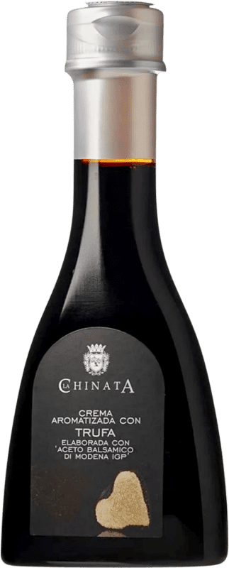 5,95 € Envio grátis | Vinagre La Chinata Crema Balsámica Trufa Vidrio Extremadura Espanha Garrafa Pequena 15 cl