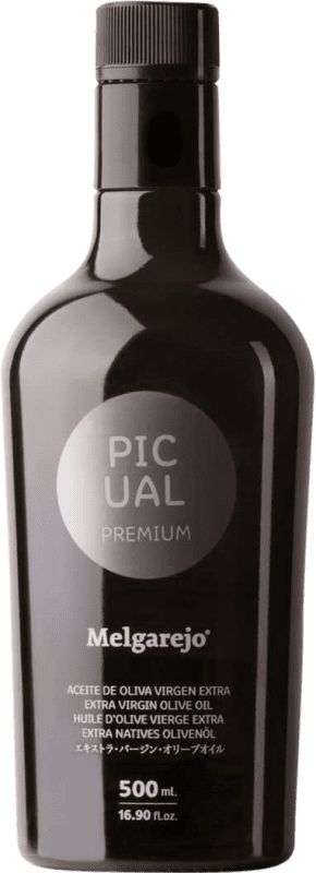 21,95 € 免费送货 | 橄榄油 Melgarejo Premium — 高端, EVOO 特级初榨 安达卢西亚 西班牙 Picual — 皮夸尔 中瓶装 50 cl 玻璃