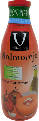 7,95 € Бесплатная доставка | Напитки и миксеры Mediterráneo Villaolivo Salmorejo sin Gluten Vidrio Регион Мурсия Испания бутылка 1 L