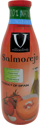 7,95 € Free Shipping | Soft Drinks Mediterráneo Villaolivo Salmorejo Region of Murcia Spain 1 L Gluten Free, Glass