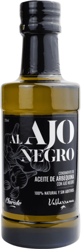 16,95 € Envio grátis | Azeite de Oliva Valderrama Ajo negro Vidrio Castela-Mancha Espanha Arbequina Garrafa Pequena 25 cl