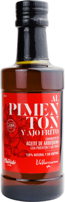 10,95 € Envío gratis | Aceite de Oliva Valderrama Castilla la Mancha España Arbequina Botellín 25 cl Vidrio Ajo, Pimentón