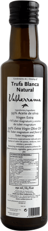 42,95 € Envio grátis | Óleo de Cozinha Valderrama Trufa Blanca Vidrio Castela-Mancha Espanha Royal Garrafa Pequena 25 cl