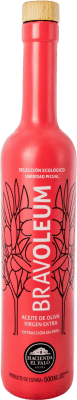 22,95 € Spedizione Gratuita | Olio d'Oliva Hacienda el Palo Bravoleum Ecológico Vidrio Andalusia Spagna Picual Bottiglia Medium 50 cl
