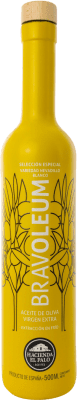 22,95 € Spedizione Gratuita | Olio d'Oliva Hacienda el Palo Bravoleum Nevadillo Blanco Vidrio Andalusia Spagna Bottiglia Medium 50 cl