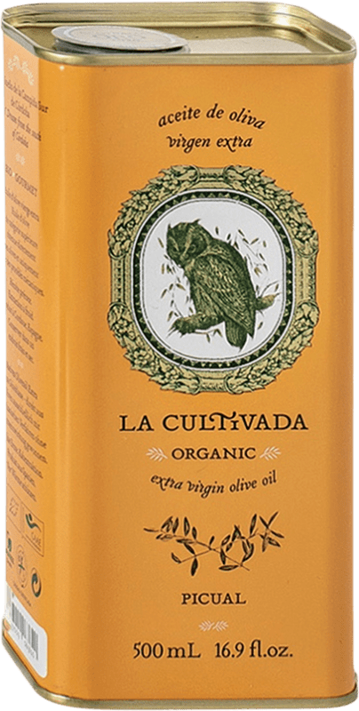 25,95 € Free Shipping | Olive Oil La Cultivada EVOO Extra Virgin Andalusia Spain Picual Can 50 cl