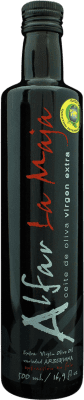 6,95 € Envío gratis | Aceite de Oliva La Maja Alfar AOVE Virgen Extra D.O. Navarra Navarra España Arbequina Botella Medium 50 cl Vidrio